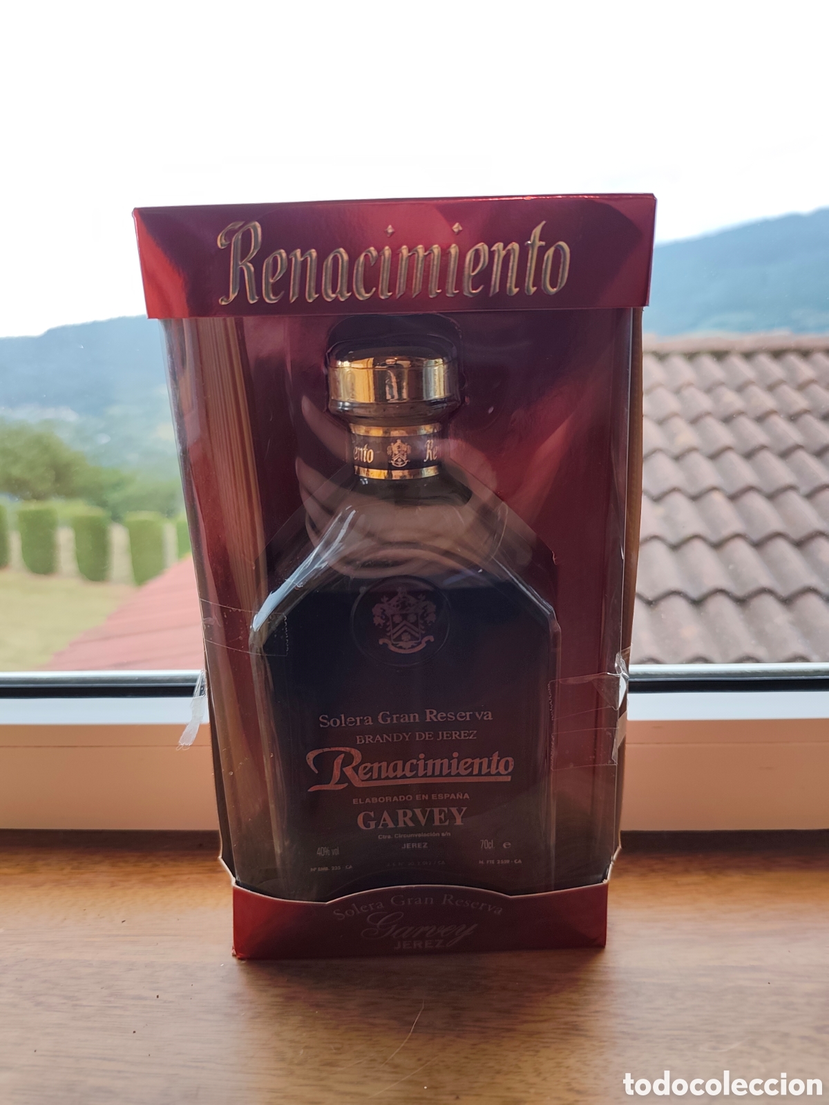 Coleccionismo de vinos y licores: Botella de Brandy renacimiento solera gran reserva 70 cl