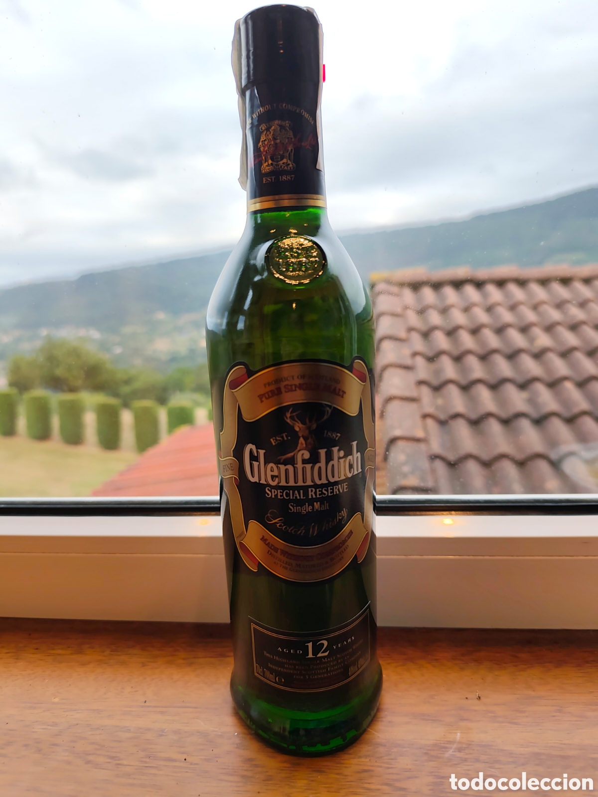 Coleccionismo de vinos y licores: Botella de Whisky de malta escoc&eacute;s Glenfiddich Special Reserve sin abrir y con precinto
