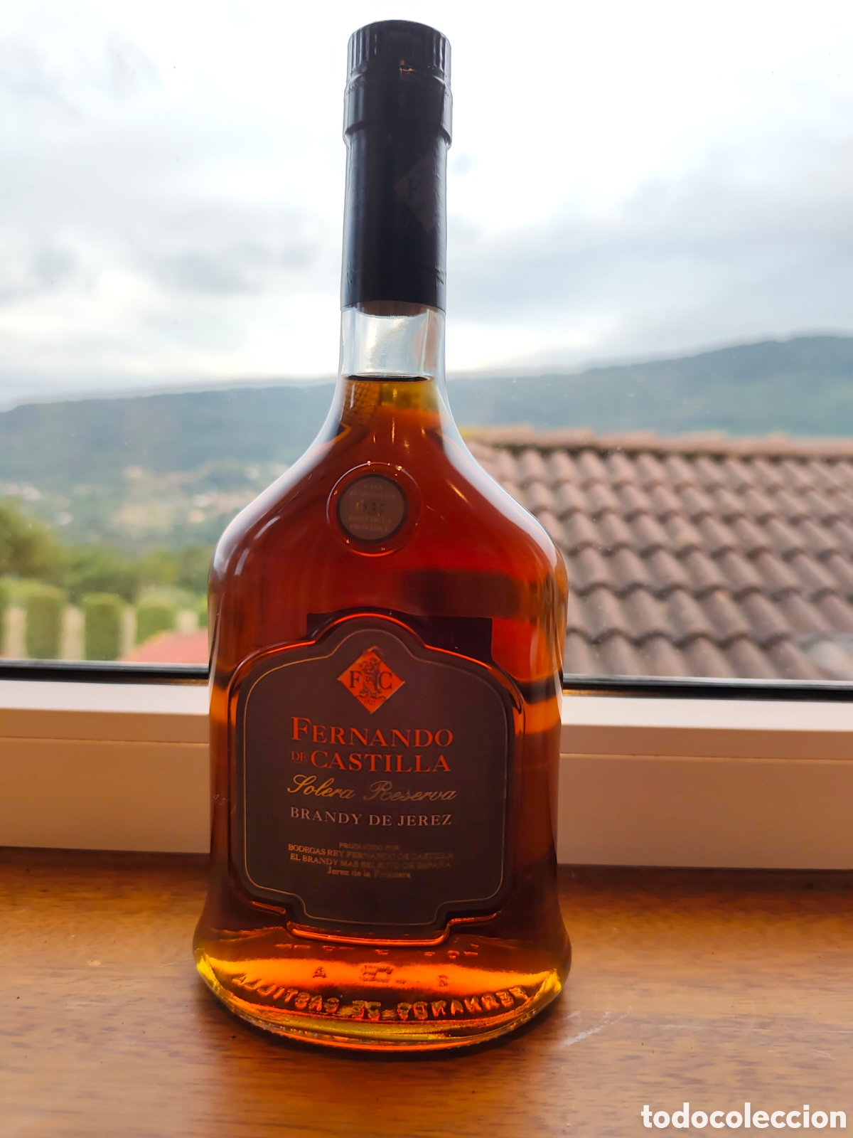 Coleccionismo de vinos y licores: Botella de Brandy de Jerez Fernando de Castilla Solera Reserva