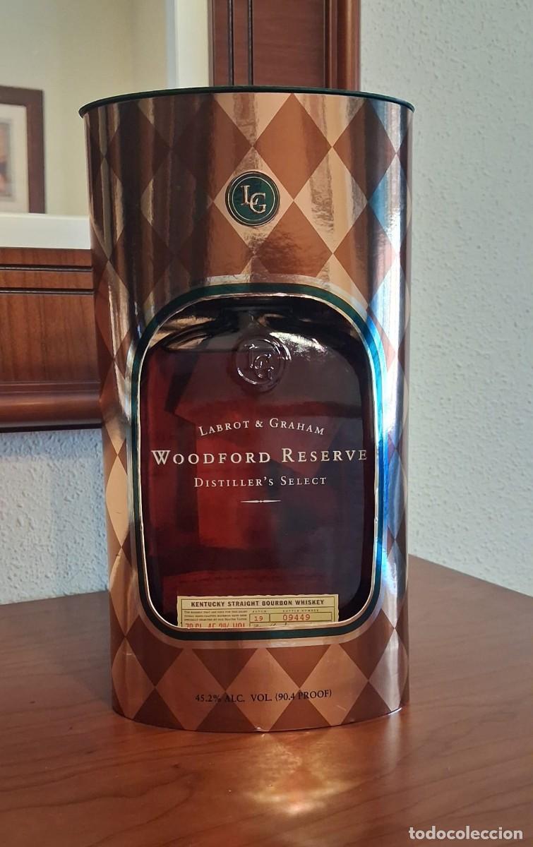 Coleccionismo de vinos y licores: Botella Kentucky straight bourbon whiskey woodford reserve de labrot & graham