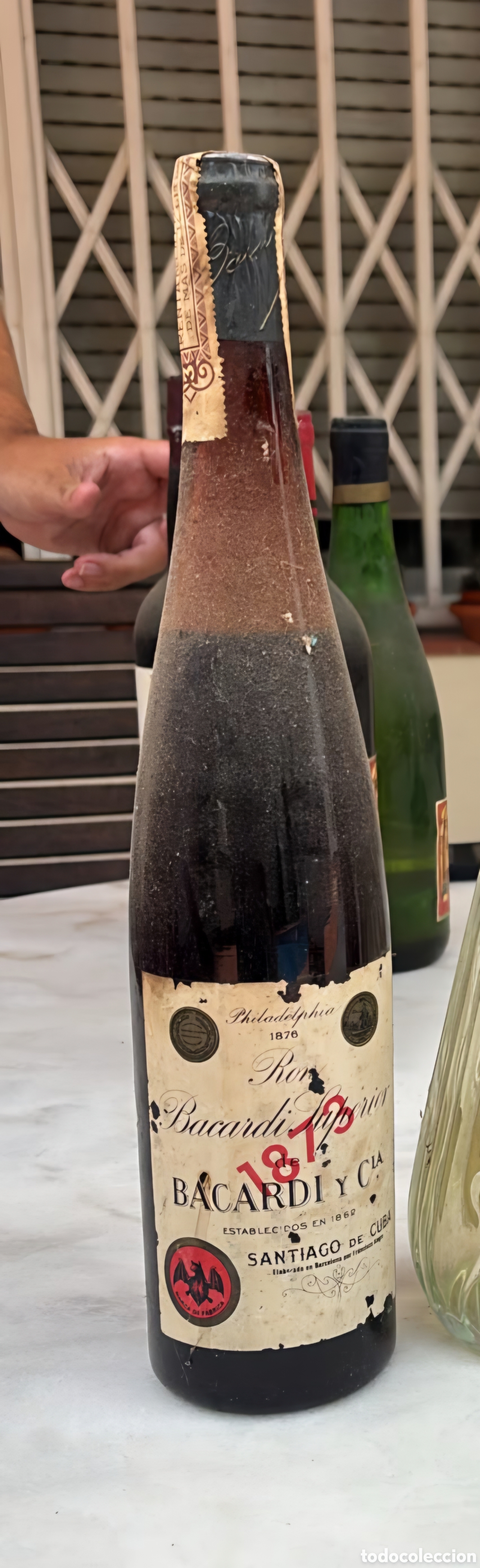 Coleccionismo de vinos y licores: Ron Bacardi Superior - Santiago de Cuba