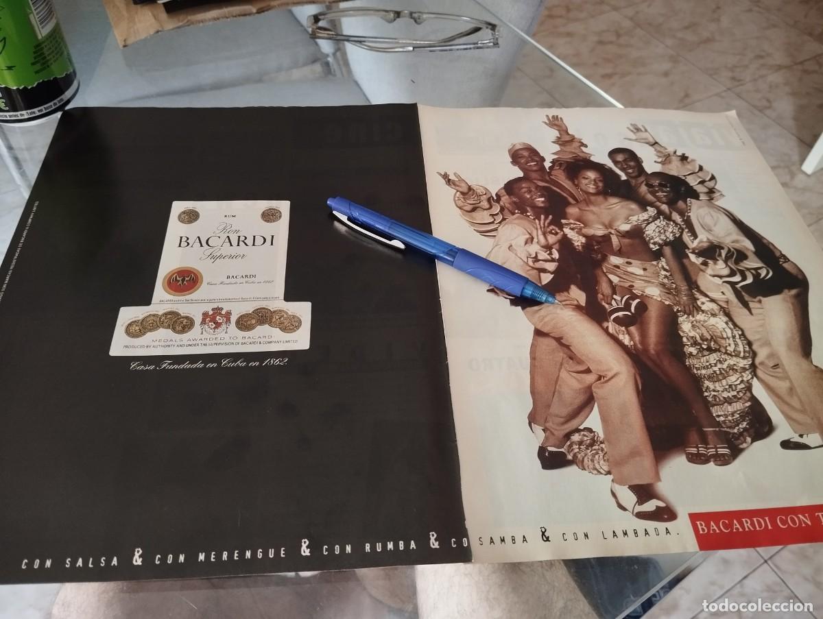 Coleccionismo de vinos y licores: RON BACARDI ANUNCIO PUBLICIDAD CLIPPING REVISTA 1995 BONITO PARA ENMARCAR