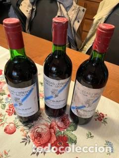 Coleccionismo de vinos y licores: 4 BOTELLAS VINO TINTO VALBUENA VEGA SICILIA
