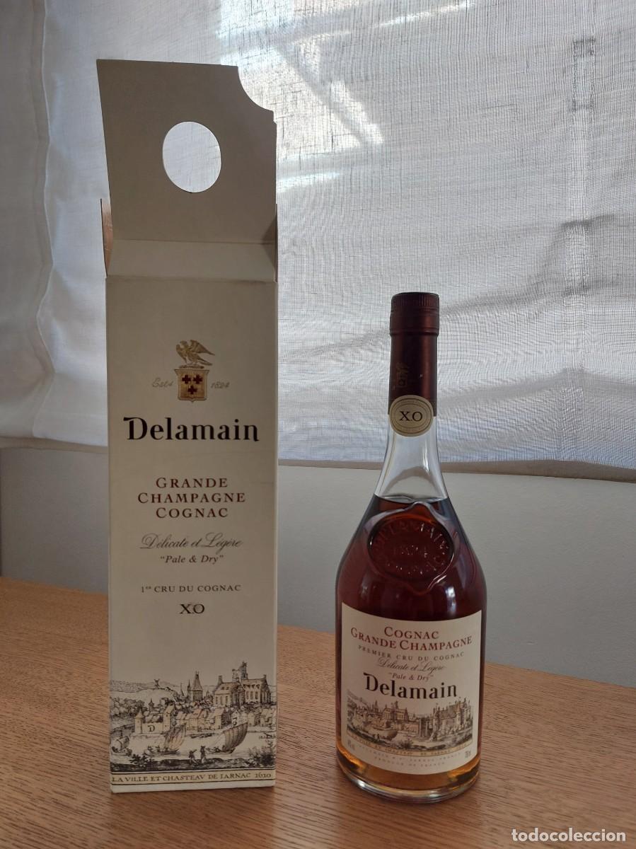 Coleccionismo de vinos y licores: Champagne cognac Delamain Pale&Dry botella precintada en su caja original