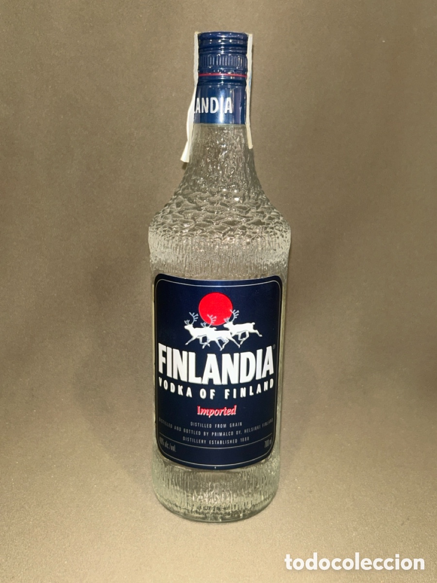 Coleccionismo de vinos y licores: BOTELLA DE VODKA OF FINLAND FINLANDIA *PRECINTADA, LLENA*