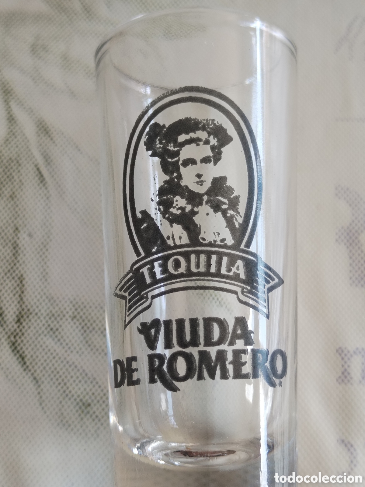 Coleccionismo de vinos y licores: Juego 6 vasos chupito tequila viuda de Romero nuevos