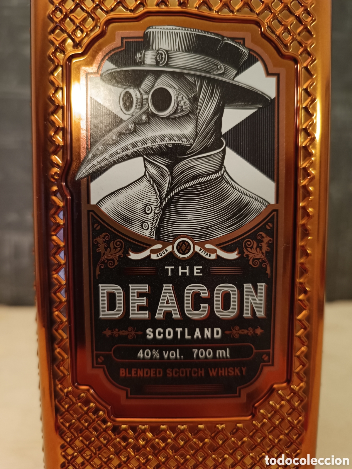 Coleccionismo de vinos y licores: BOTELLA DE WHISKY &rdquo;THE DEACON&rdquo;