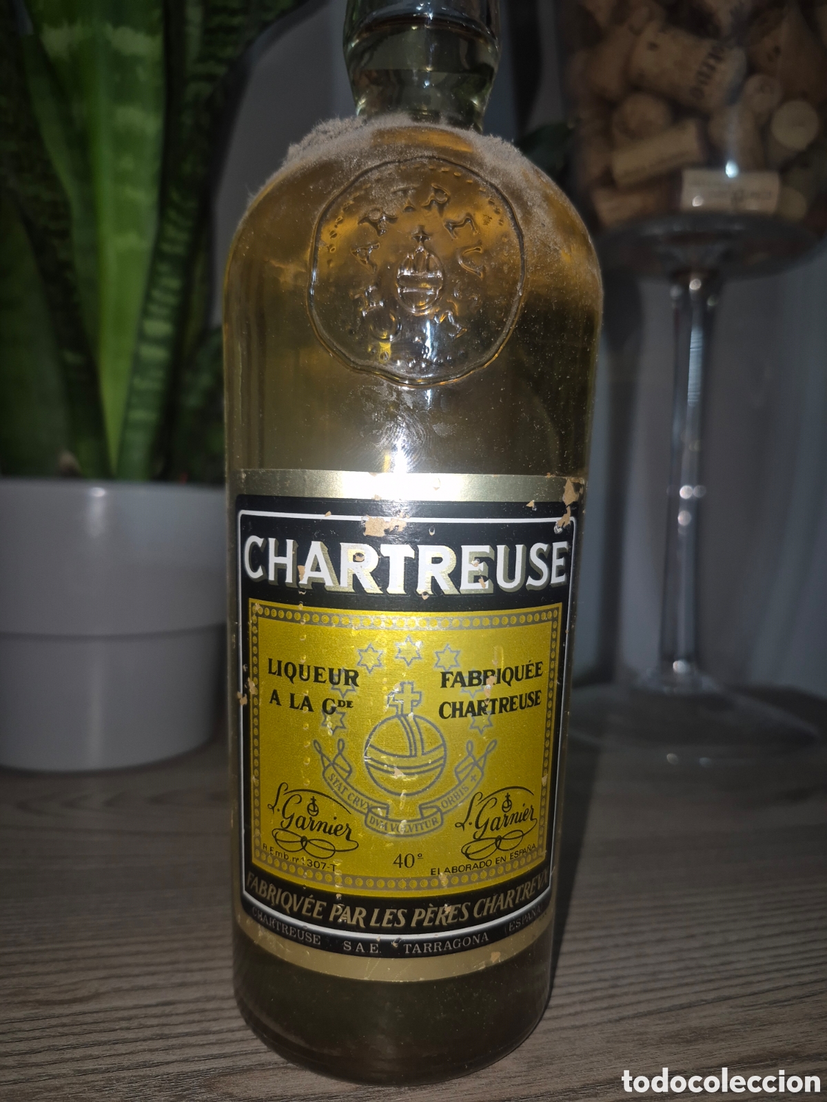 Coleccionismo de vinos y licores: BOTELLA LIQUEUR CHARTREUSE AMARILLO