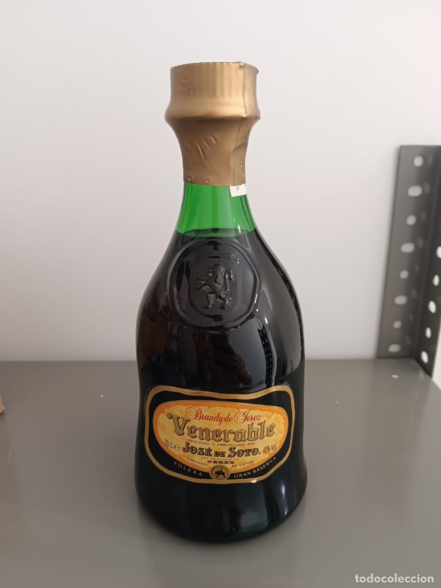 Coleccionismo de vinos y licores: Botella brandy Venerable solera gran reserva