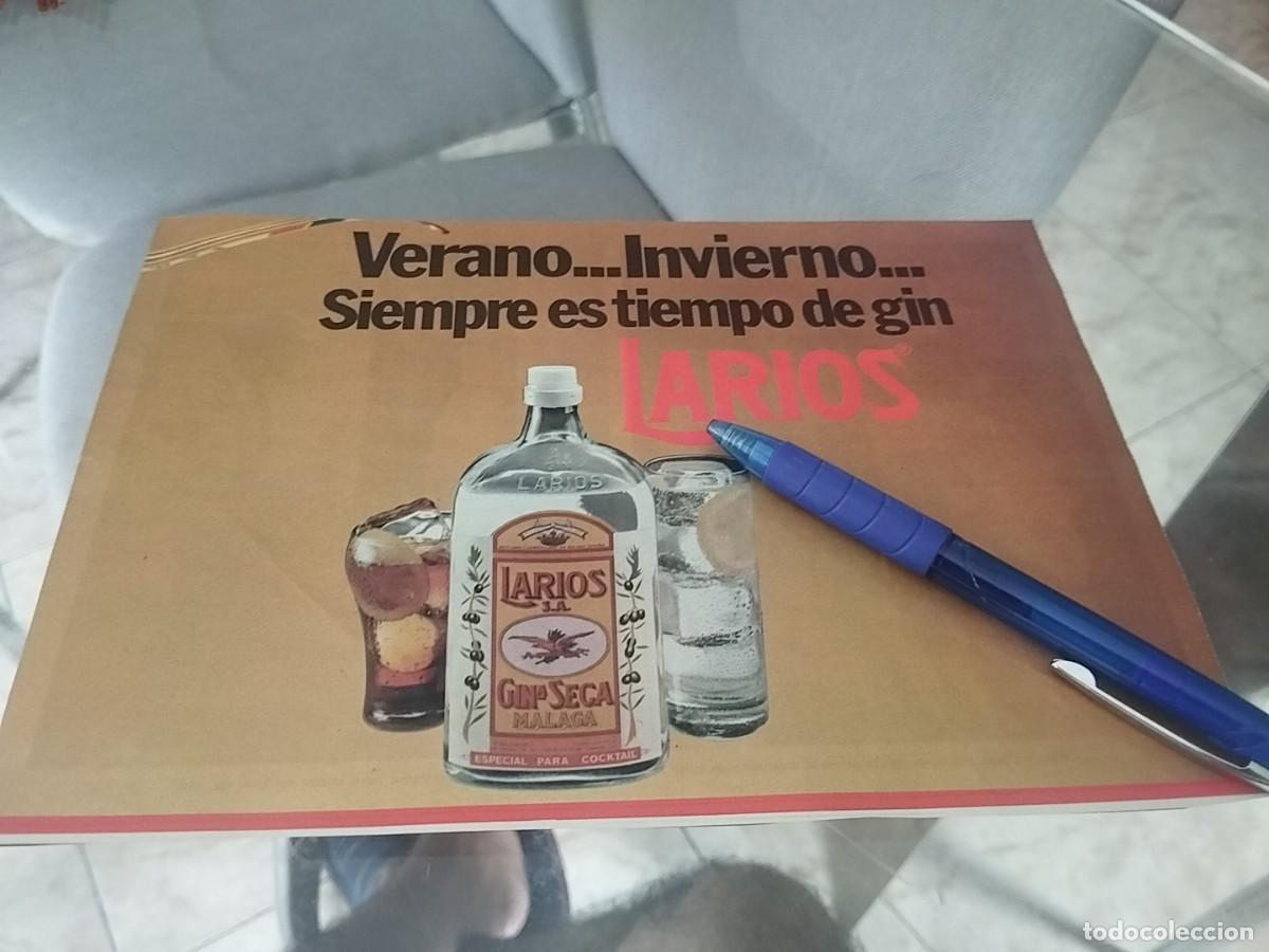 Coleccionismo de vinos y licores: GINEBRA LARIOS ANUNCIO PUBLICIDAD REVISTA 1981 BONITO PARA ENMARCAR