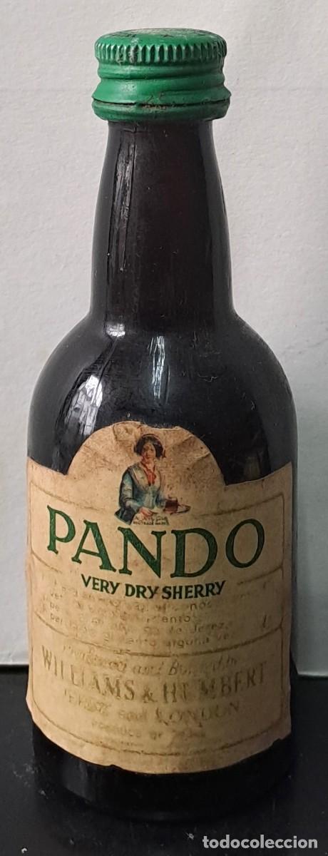 Coleccionismo de vinos y licores: BOTELLIN PANDO VERY DRY SHERRY. PECINTADO. RF-6625