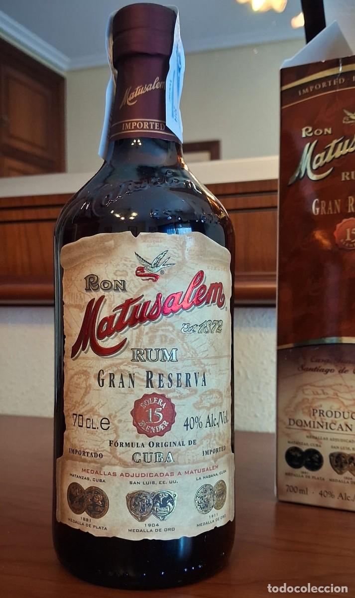 Coleccionismo de vinos y licores: Botella ron matusalem gran reserva blended solera 15 a&ntilde;os 2014
