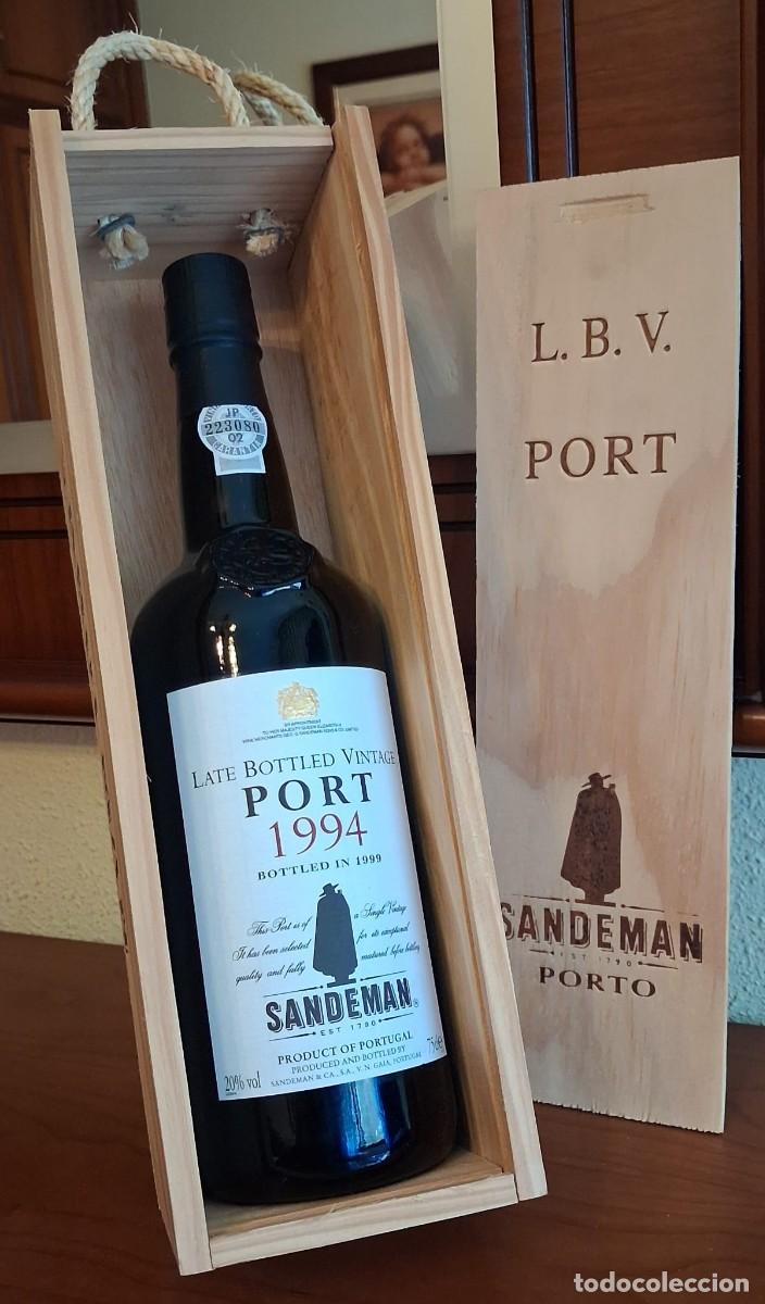 Coleccionismo de vinos y licores: Botella vino oporto late bottled vintage port reserva 1994 sanderman