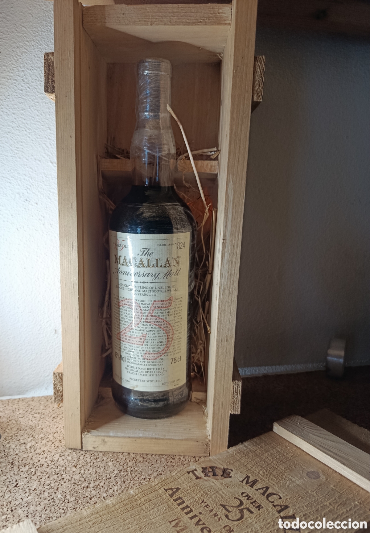 Coleccionismo de vinos y licores: Macallan 25th anniversary 1960