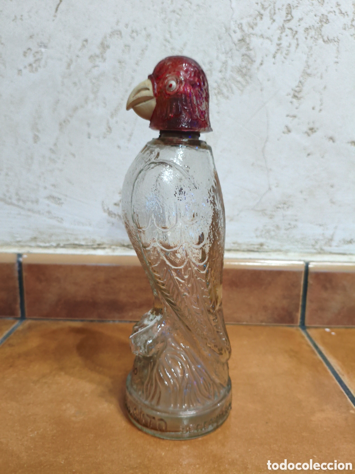 Coleccionismo de vinos y licores: Antigua botella lorito
