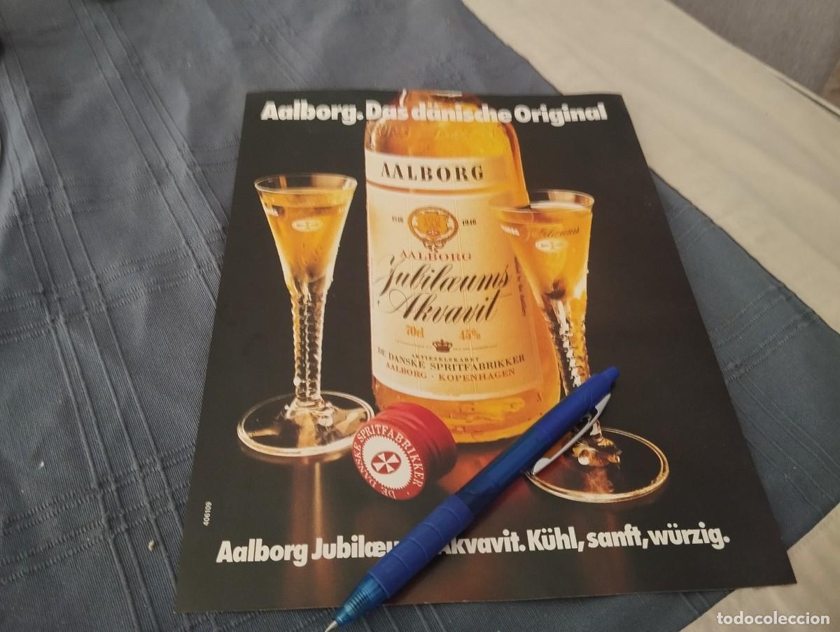 Coleccionismo de vinos y licores: LICOR AALBORG JUBILAEUMS AKVAVIT CLIPPING HOJA ANUNCIO PUBLICIDAD REVISTA ALEMANA 1979
