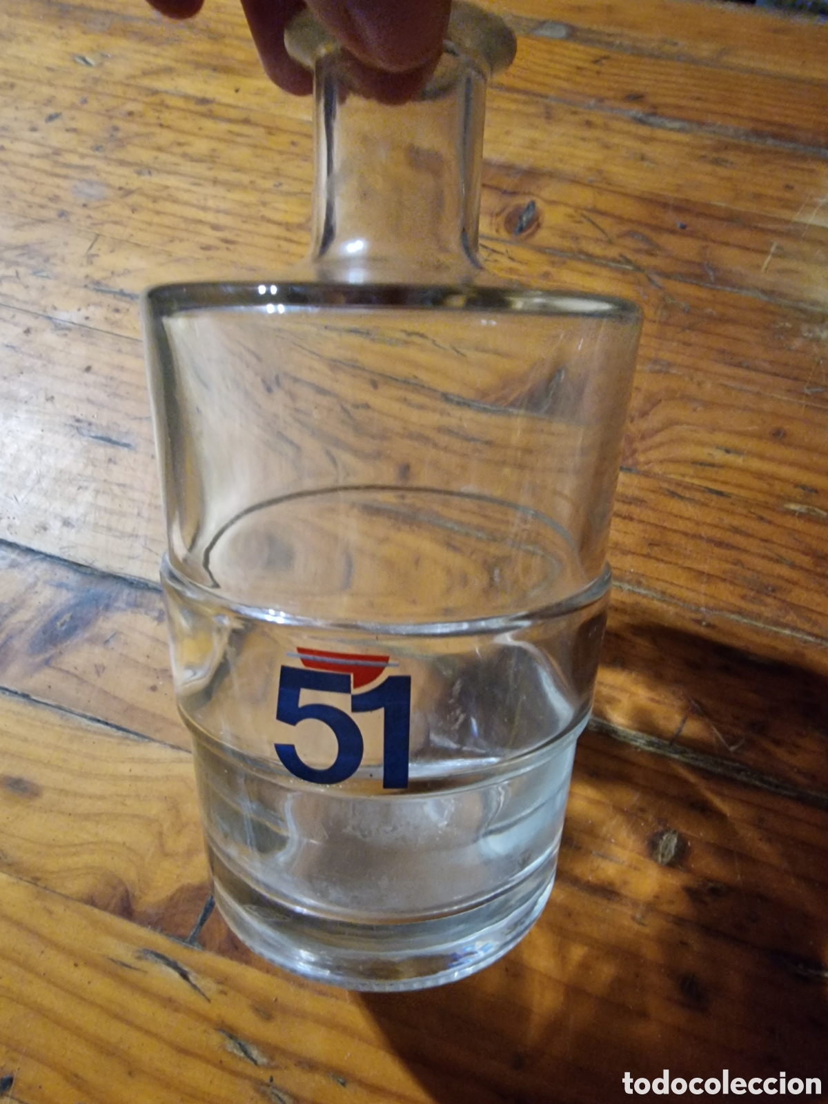 Coleccionismo de vinos y licores: Antigua botella serigrafiada 51,de an&iacute;s pastis 51,sin logotipo,ver fotos