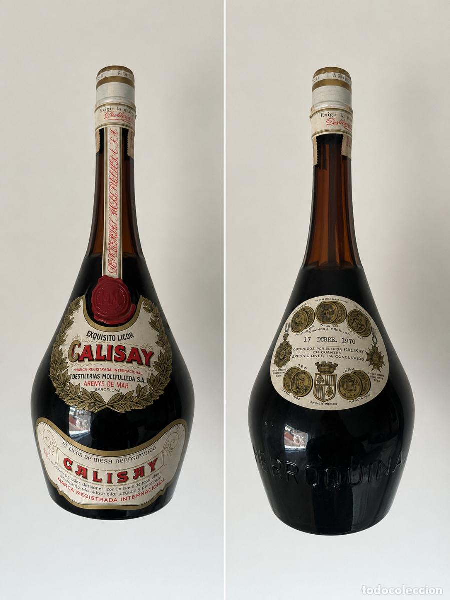Coleccionismo de vinos y licores: Botella Calisay 1970