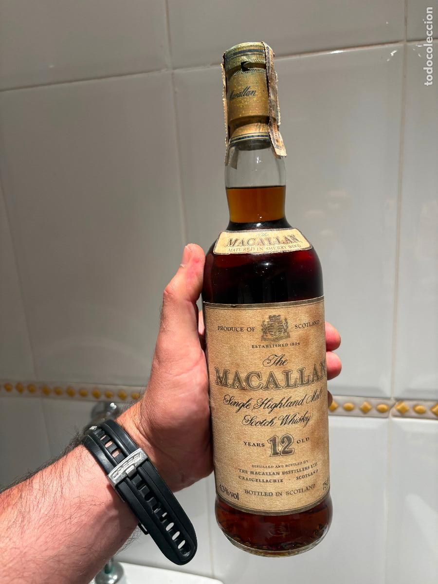 Coleccionismo de vinos y licores: Macallan oak sherry antigua whisky a estrenar
