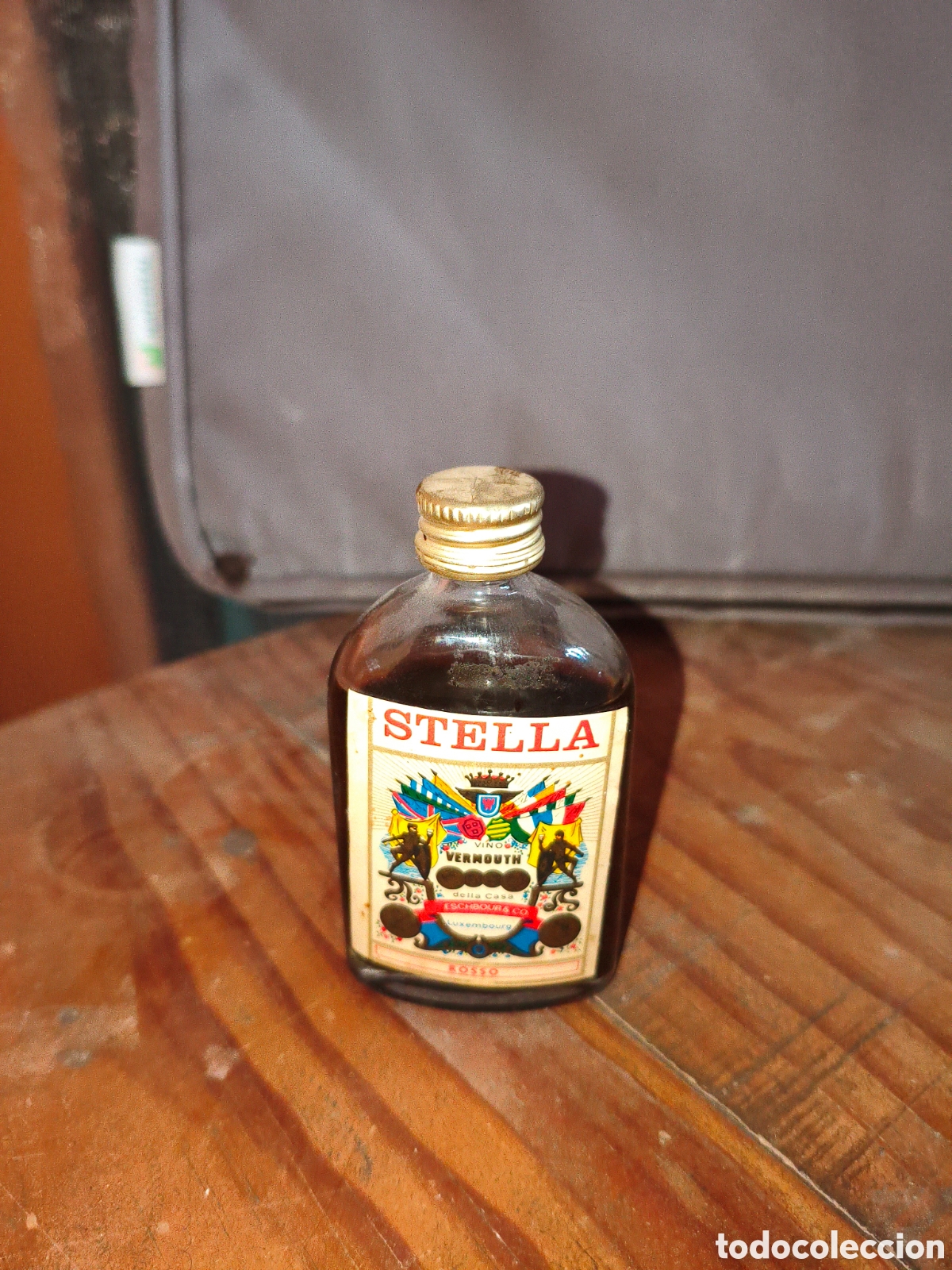 Coleccionismo de vinos y licores: Antiguo botellin Stella Vermouth