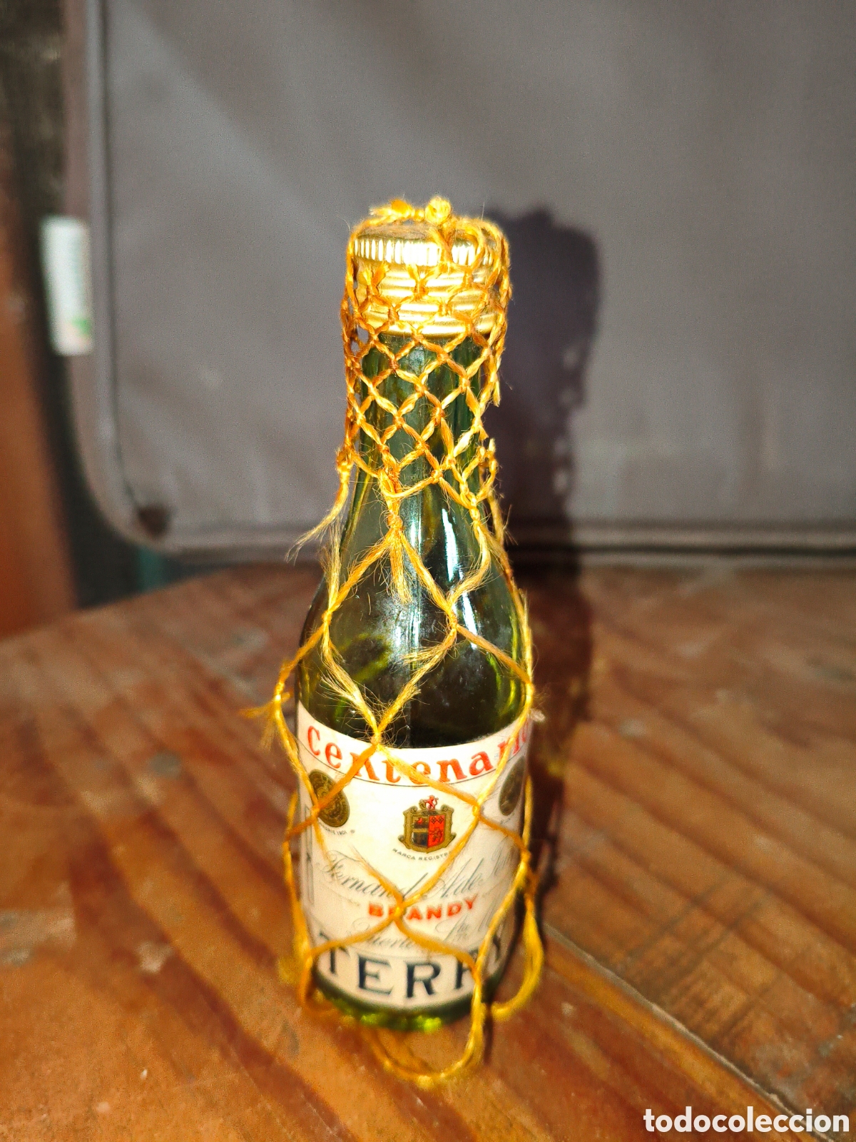 Coleccionismo de vinos y licores: Antiguo botellin Terry Centenario