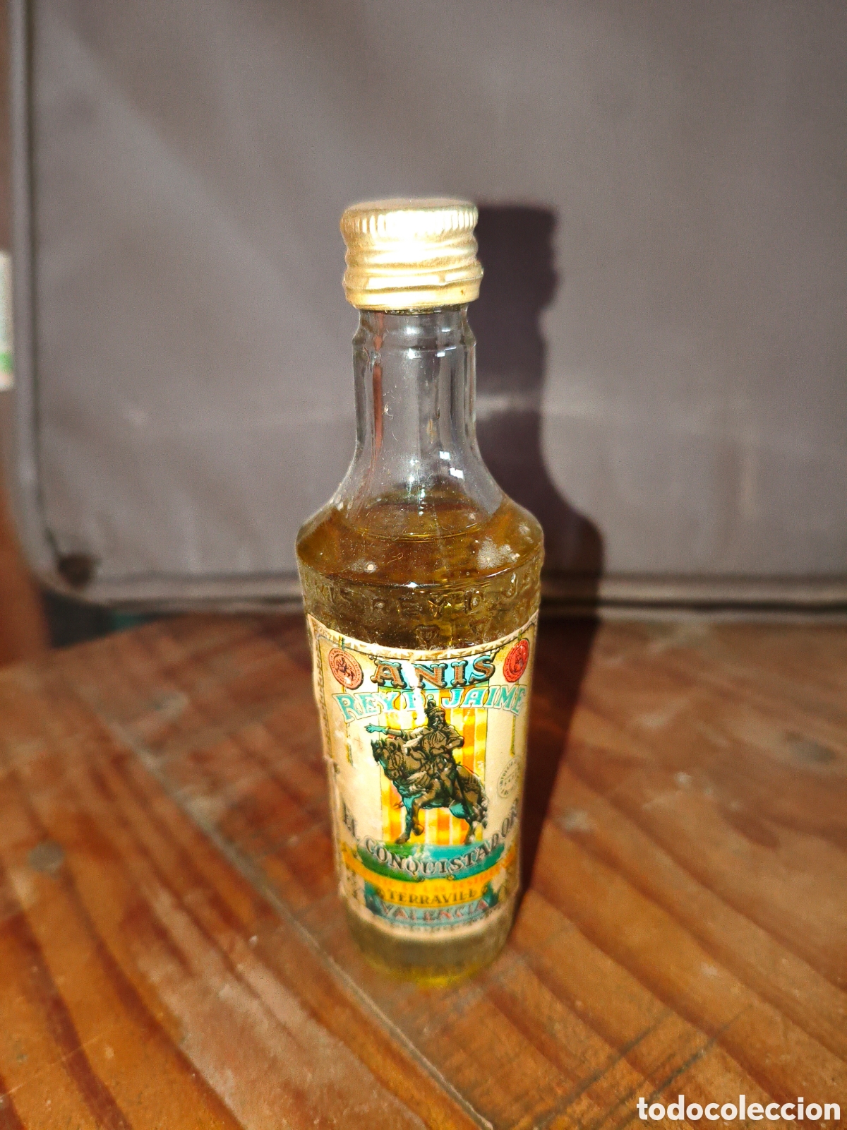 Coleccionismo de vinos y licores: Antiguo botellin Anis