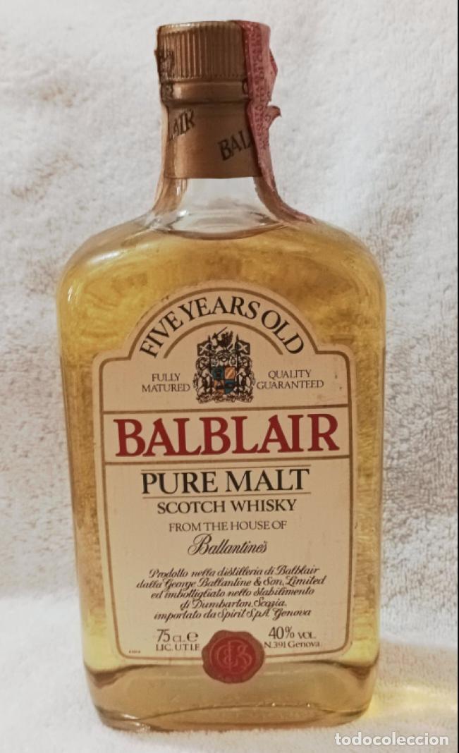 Coleccionismo de vinos y licores: Balblair Pure Malt 5 Years Old &ndash; 1980s &ndash; 75cl 40% &ndash; Highland Single Malt Scotch Whisky
