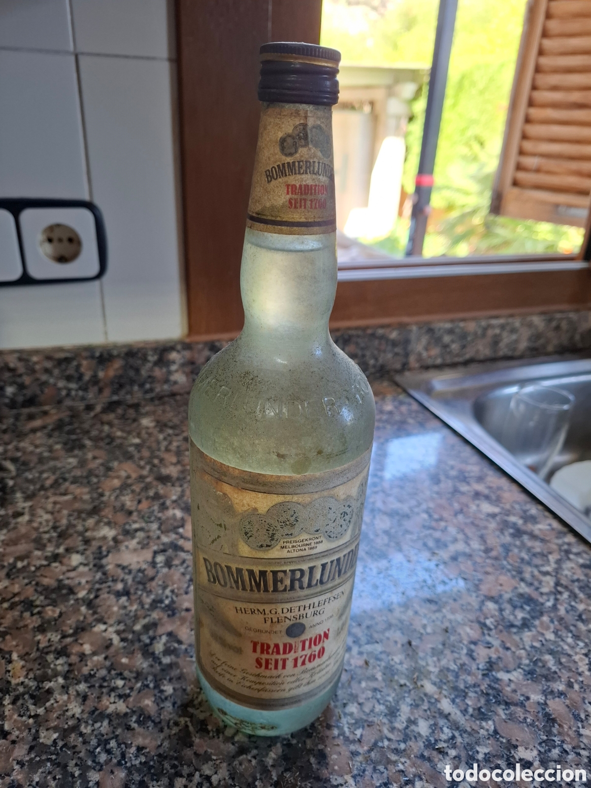 Coleccionismo de vinos y licores: BUMMERLUNDER Aquavit Alem&aacute;n