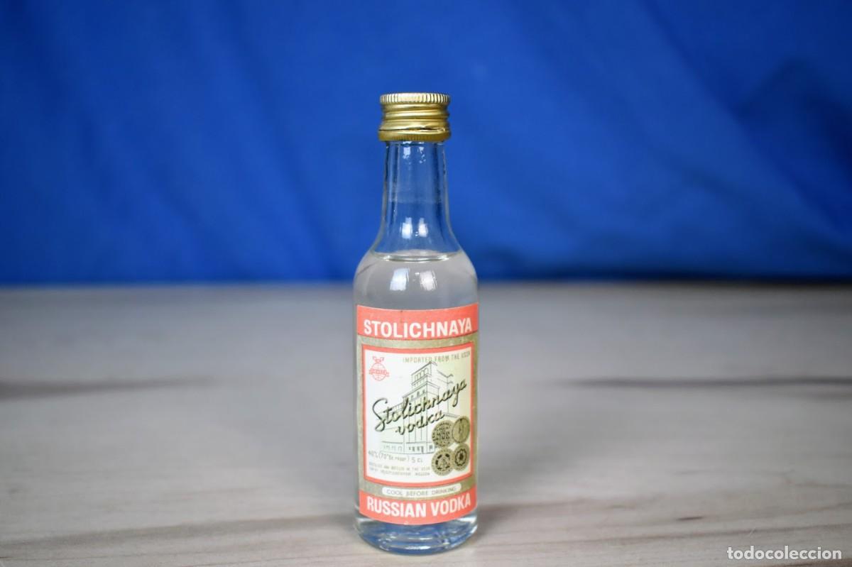 Coleccionismo de vinos y licores: Botellin vodka Stolichnaya Russian Vintage