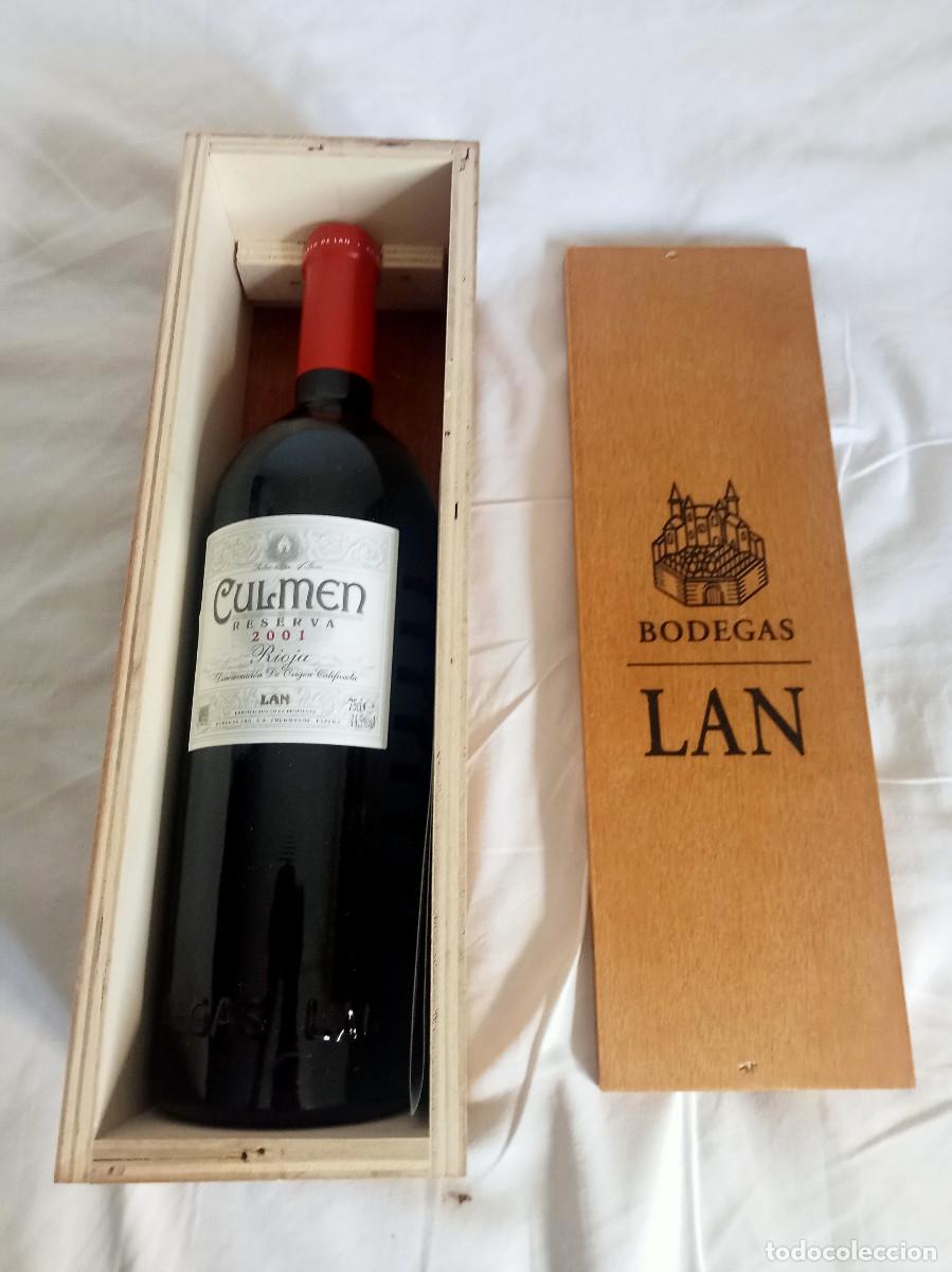 Coleccionismo de vinos y licores: CULMEN RESERVA 2001 &ndash; BODEGAS LAN &ndash; RIOJA &ndash; CAJA ORIGINAL DE MADERA