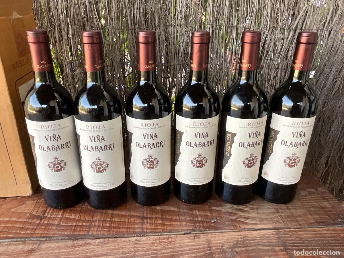 Coleccionismo de vinos y licores: LOTE DE 6 BOTELLAS DE VINO TINTO RIOJA - VI&Ntilde;A ALABARRI RESERVA 1998 -HARO RIOJA ALTA