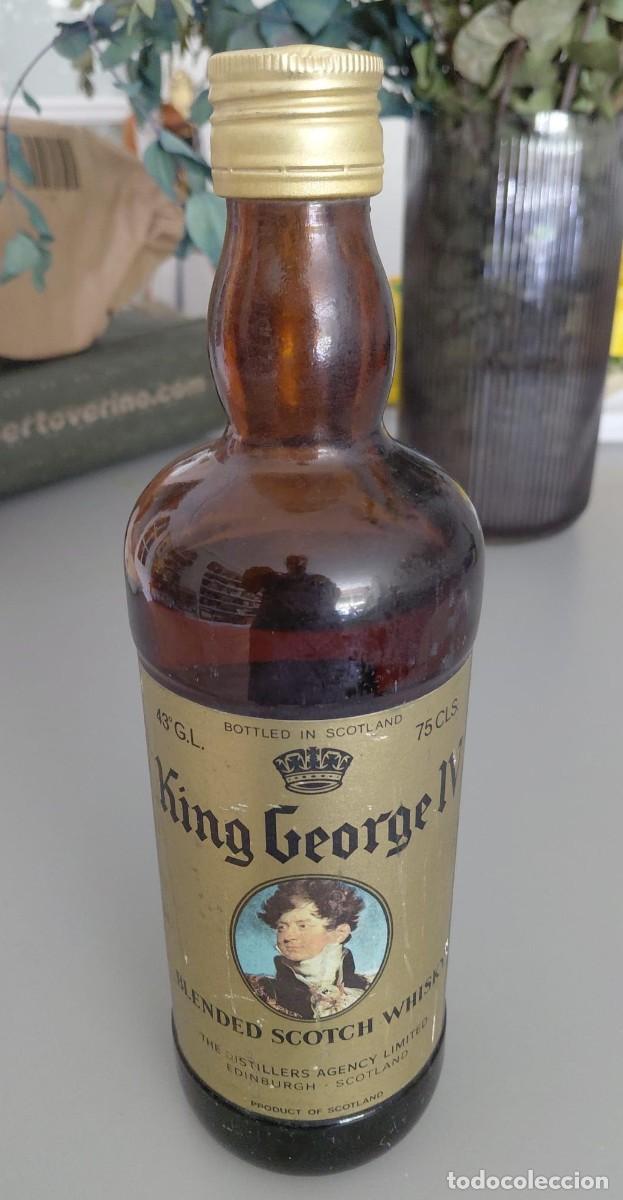 Coleccionismo de vinos y licores: Botella Whisky escoces 75CL King George VI