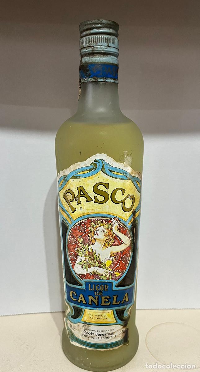 Collectionnisme de vins et liqueurs: BOTELLA LICOR DE CANELA PASCO, CROFT JEREZ S.A. A&Ntilde;OS 70-80'S