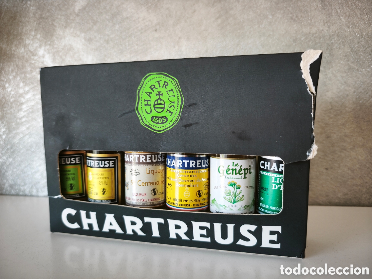Coleccionismo de vinos y licores: CHARTREUSE BOTELLITAS DEGUSTACI&Oacute;N