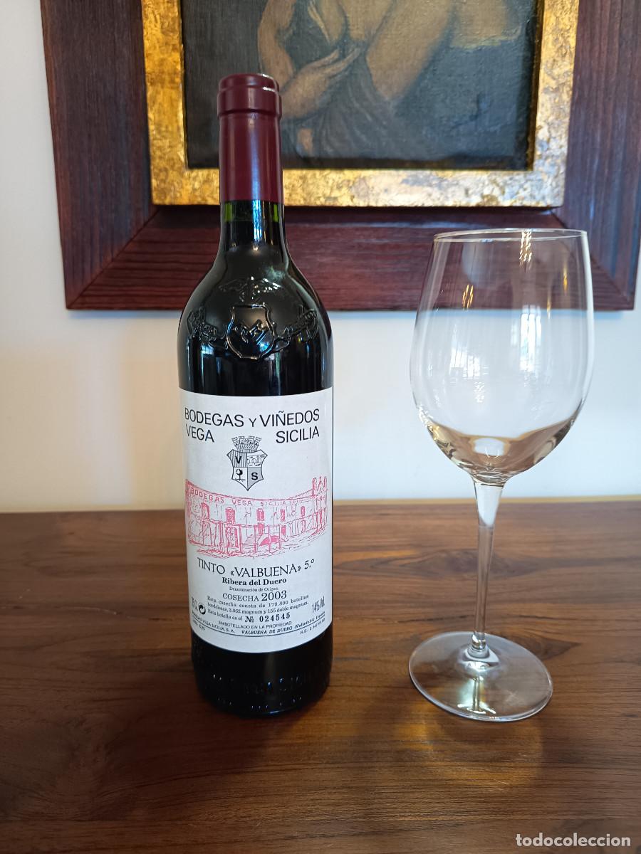 Coleccionismo de vinos y licores: Botella Vega Sicilia Valbuena 5&deg; A&ntilde;o - Cosecha 2003 (75 cl)