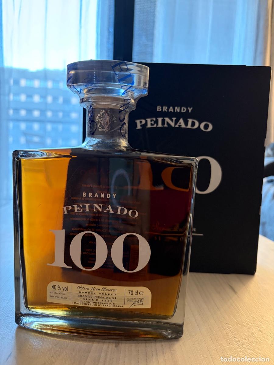 Coleccionismo de vinos y licores: Botella brandy peinado 100 precintada