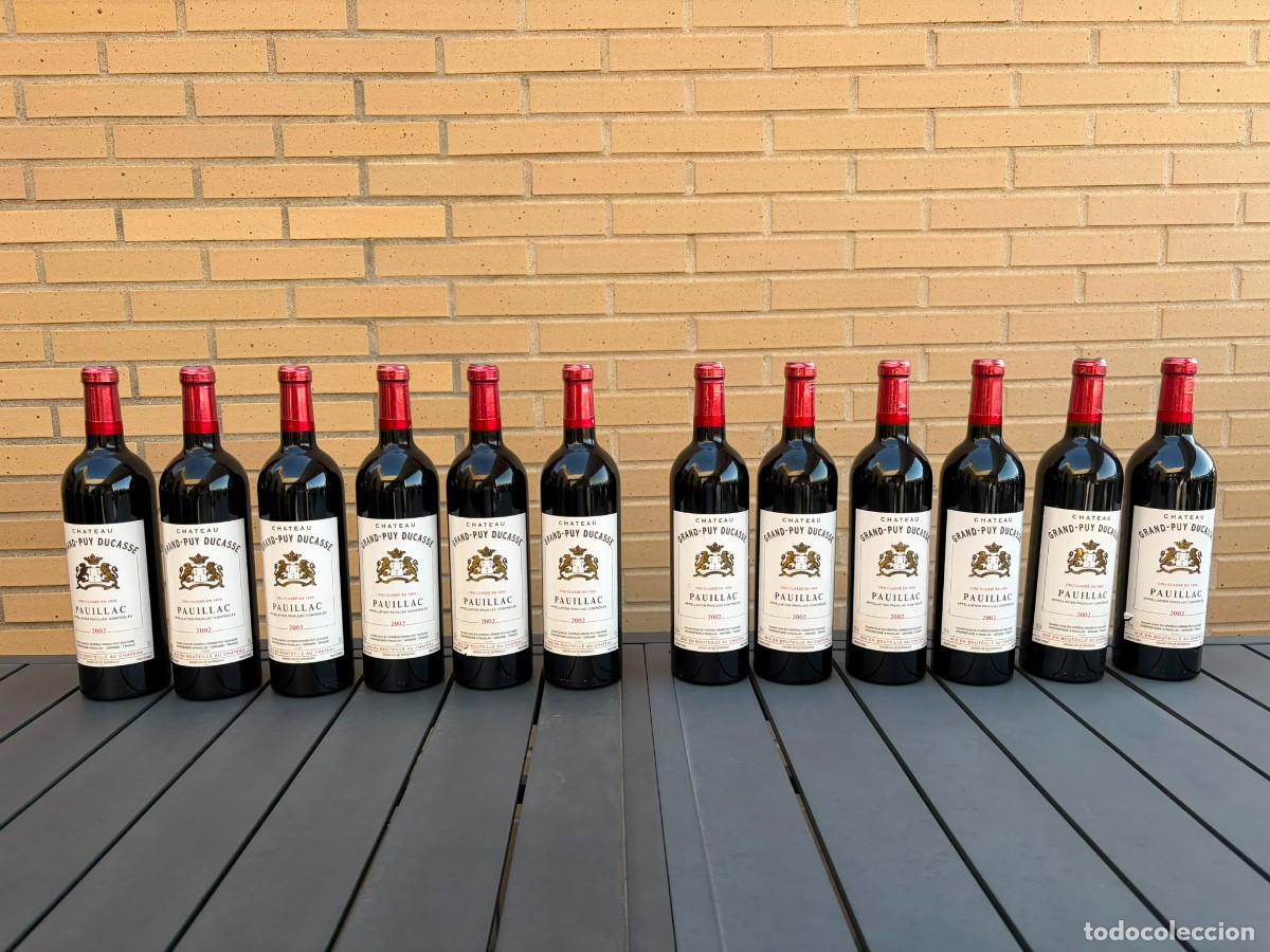 Coleccionismo de vinos y licores: 12 botellas Ch&acirc;teau Grand-Puy Ducasse 2002 &ndash; Pauillac &ndash; 5&egrave;me Grand Cru Class&eacute; 1855