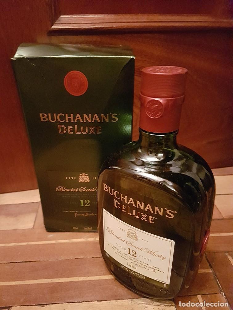 Coleccionismo de vinos y licores: Botella whisky BUCHANAN`S 12 a&ntilde;os