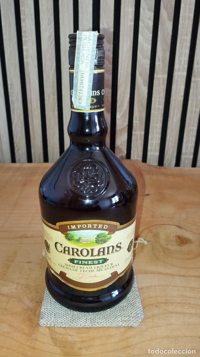 Coleccionismo de vinos y licores: Botella Antigua Crema Irlandesa Carolans Vintage