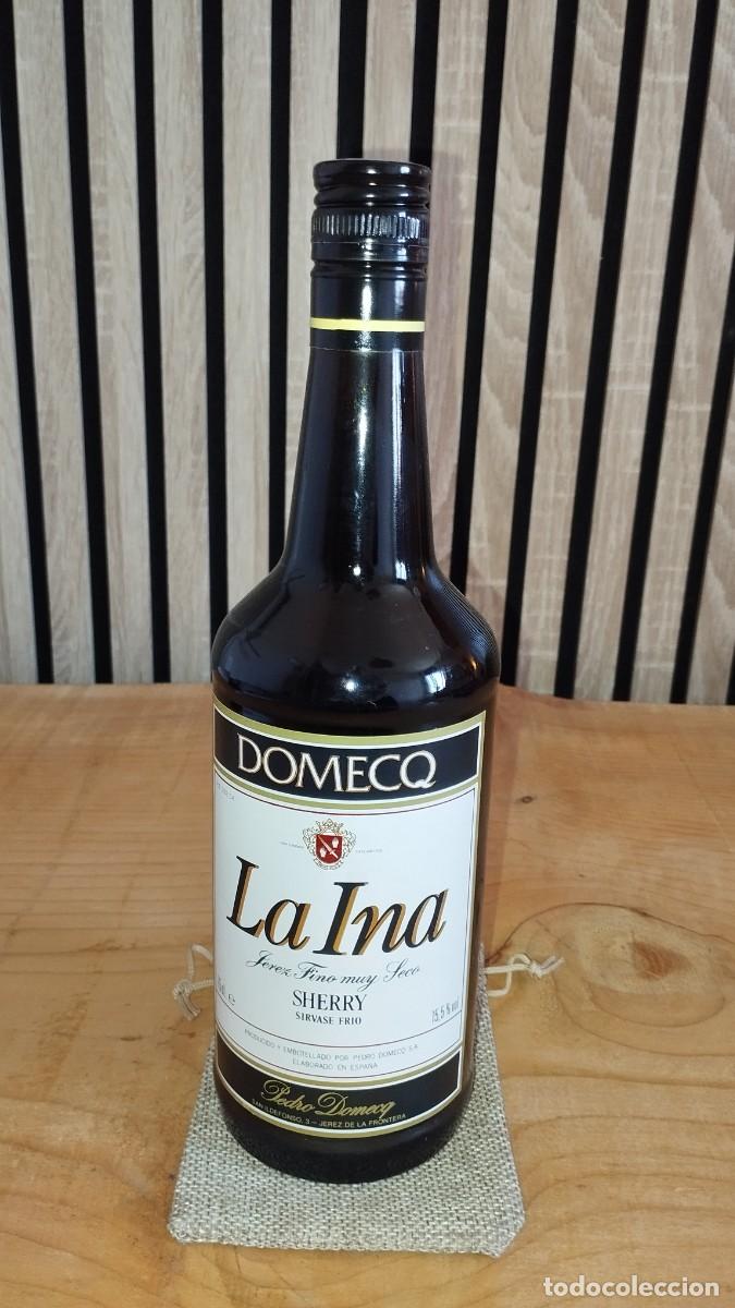 Coleccionismo de vinos y licores: Botella Antigua Jerez Fino La Ina Pedro Domecq