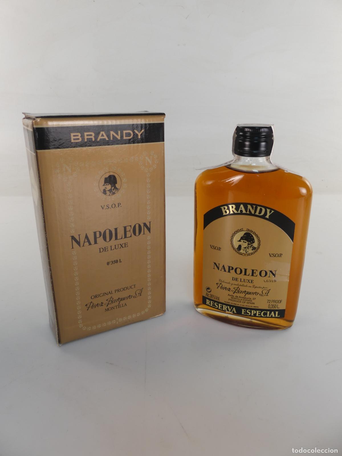 Sammlung von Weinen und Lik&ouml;ren: BOTELLA BRANDY NAPOLEON DE LUXE RESERVA ESPECIAL 0,350L