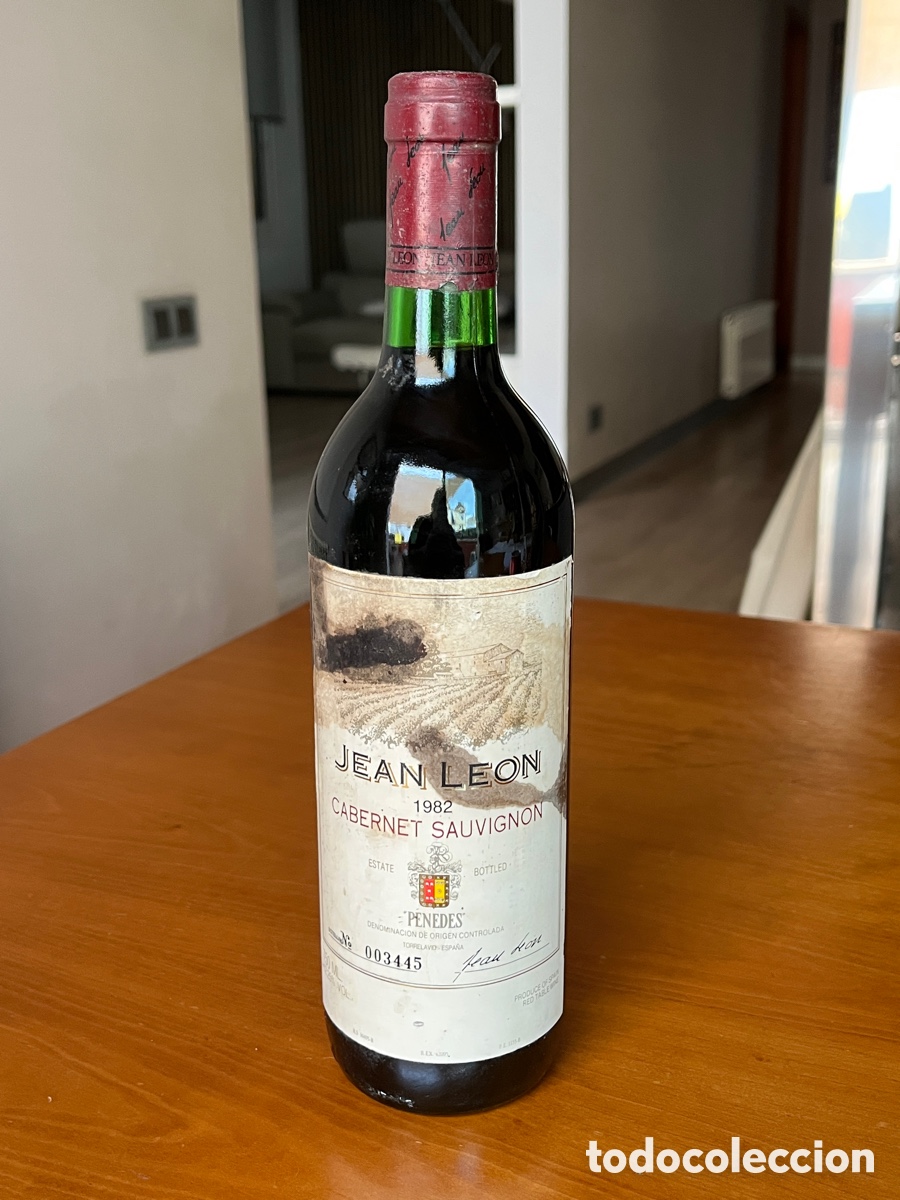 Coleccionismo de vinos y licores: JEAN LEON CABERNET SAUVIGNON 1982