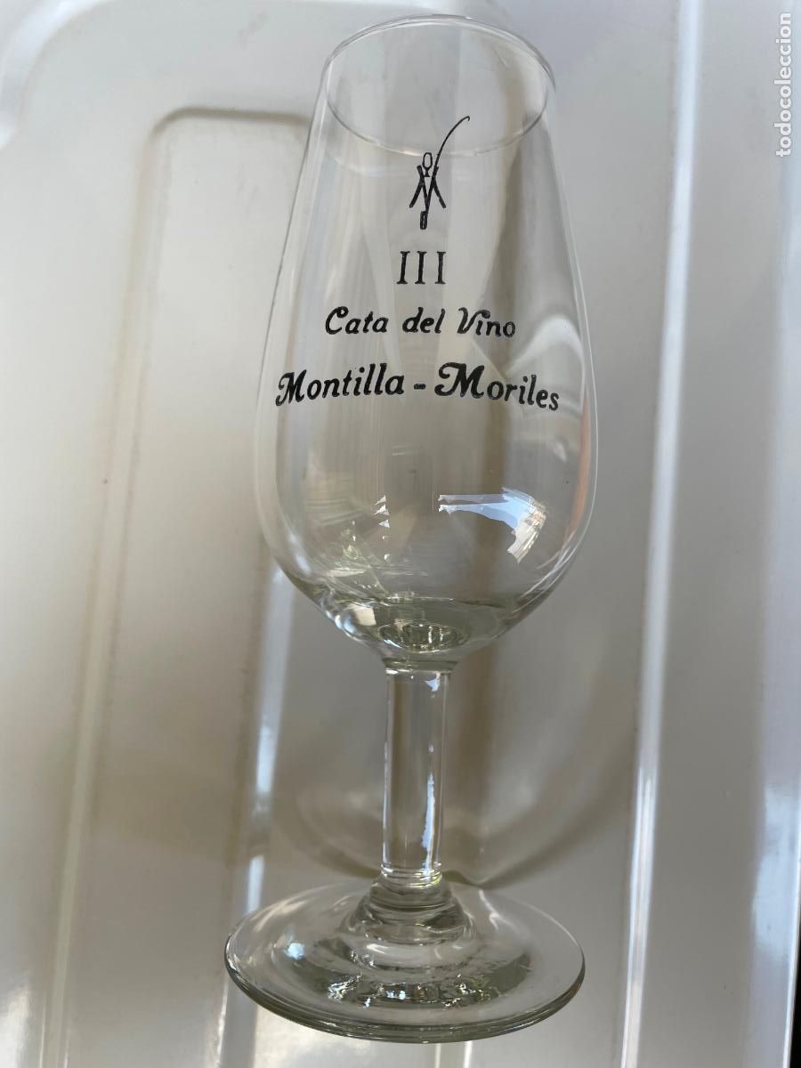 Coleccionismo de vinos y licores: copa III Cata del Vino Montilla Moriles