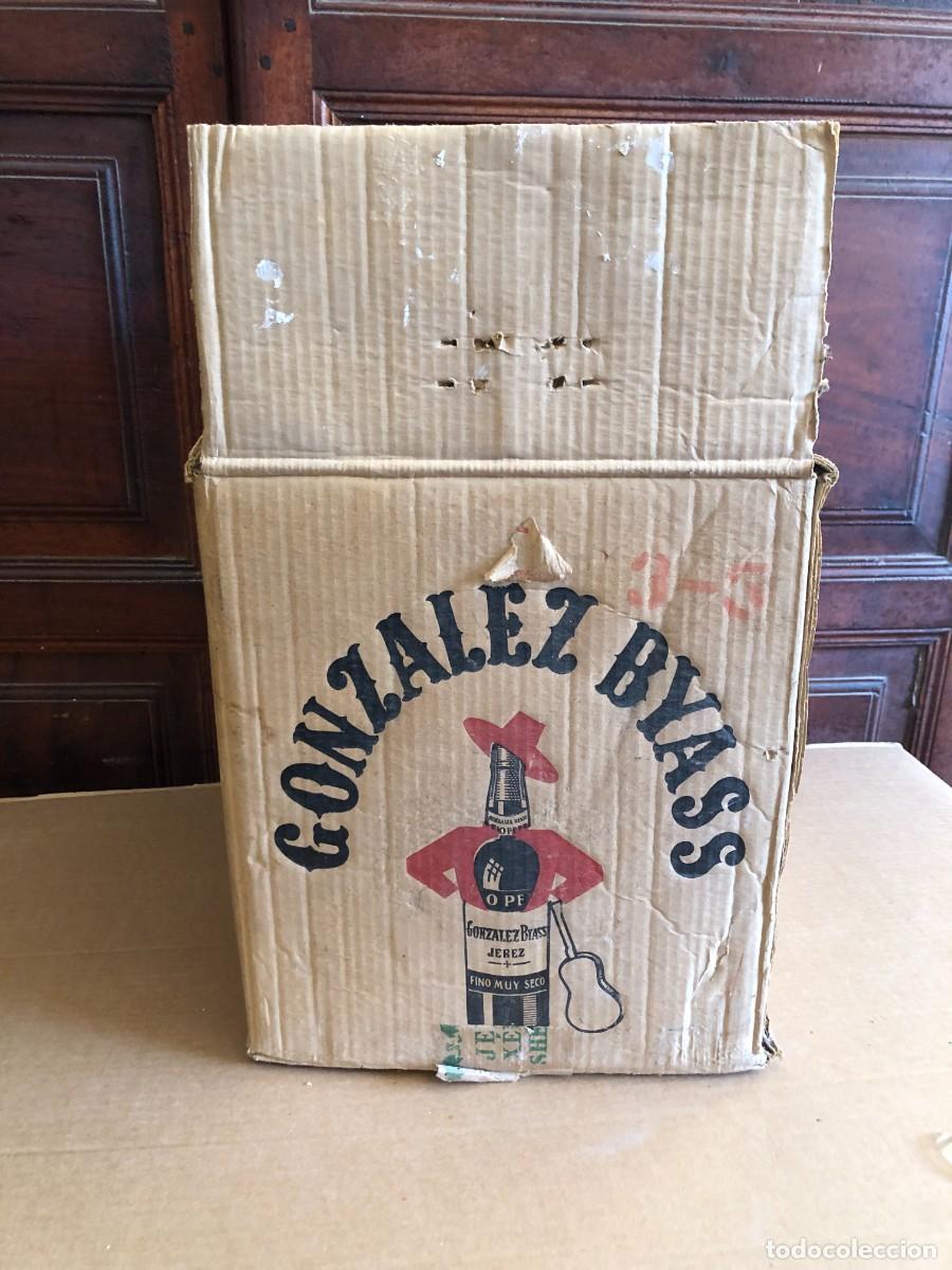 Coleccionismo de vinos y licores: CAJA 12 BOTELLAS NECTAR CREAM GONZALEZ BYASS JEREZ