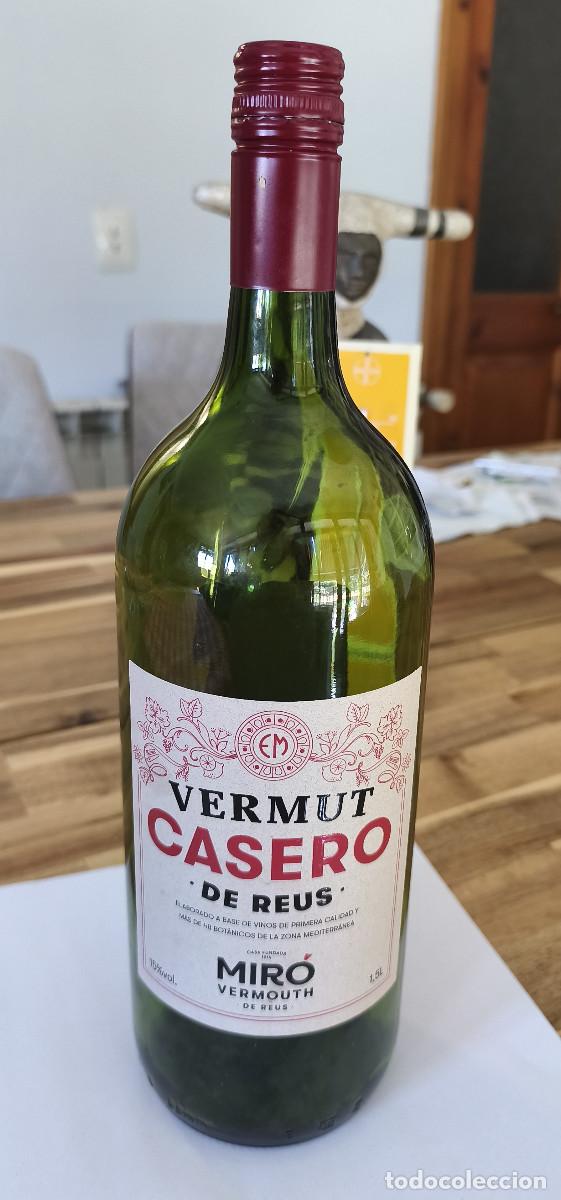 Coleccionismo de vinos y licores: BOTELLA VACIA VERMUT CASERO MIR&Oacute; DE REUS