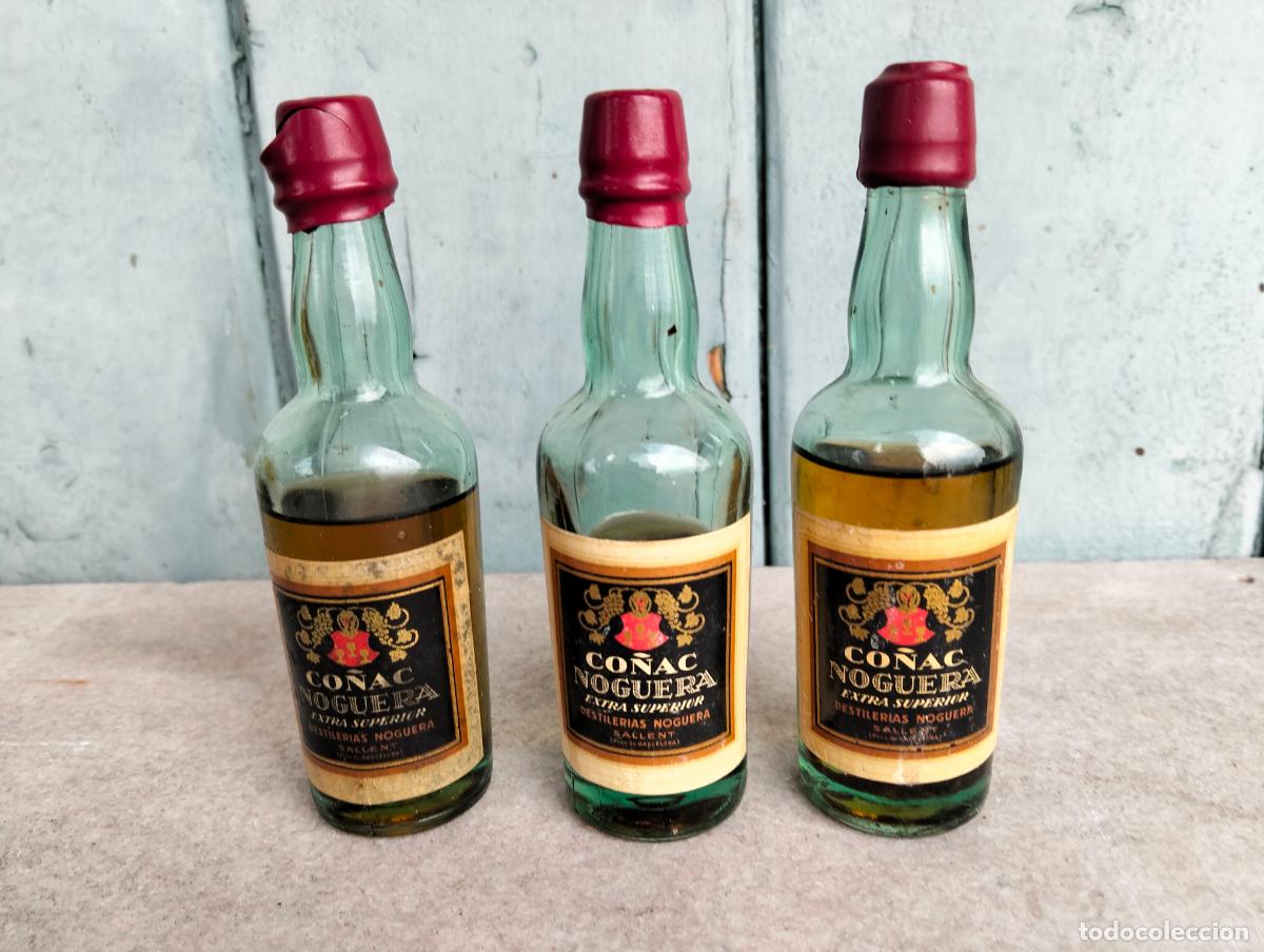 Sammlung von Weinen und Lik&ouml;ren: Lote botellines de licor co&ntilde;ac noguera extra superior destilerias noguera sallent