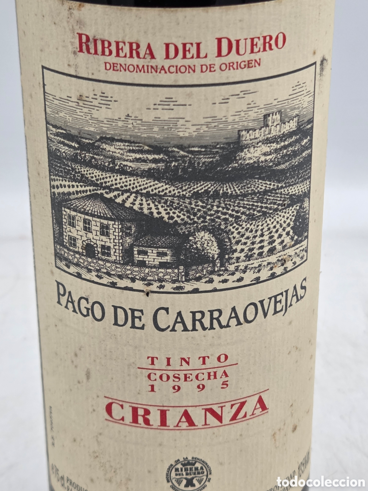 Collection of wines and liquors: PAGO DE CARROVEJAS CRIANZA 1995 VINO RIBERA DEL DUERO