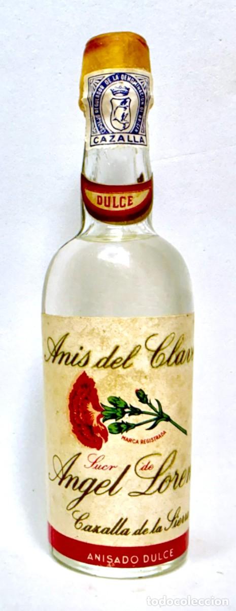 Coleccionismo de vinos y licores: BOTELLIN ANIS DEL CLAVEL