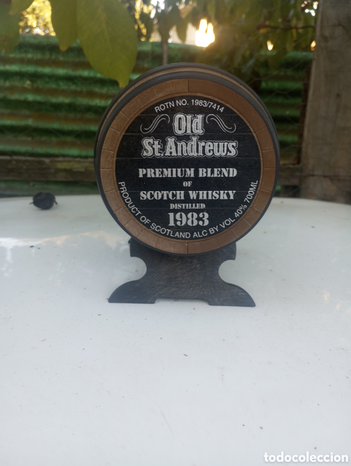 Coleccionismo de vinos y licores: Barril de Whisky St Andreus buen estado