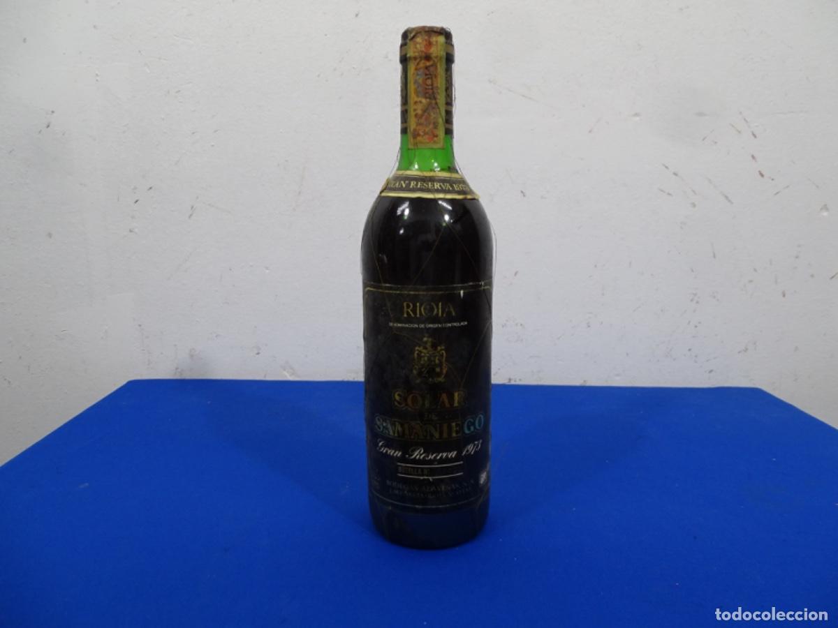 Coleccionismo de vinos y licores: VINO SOLAR DE SAMANIEGO GRAN RESERVA 1973.